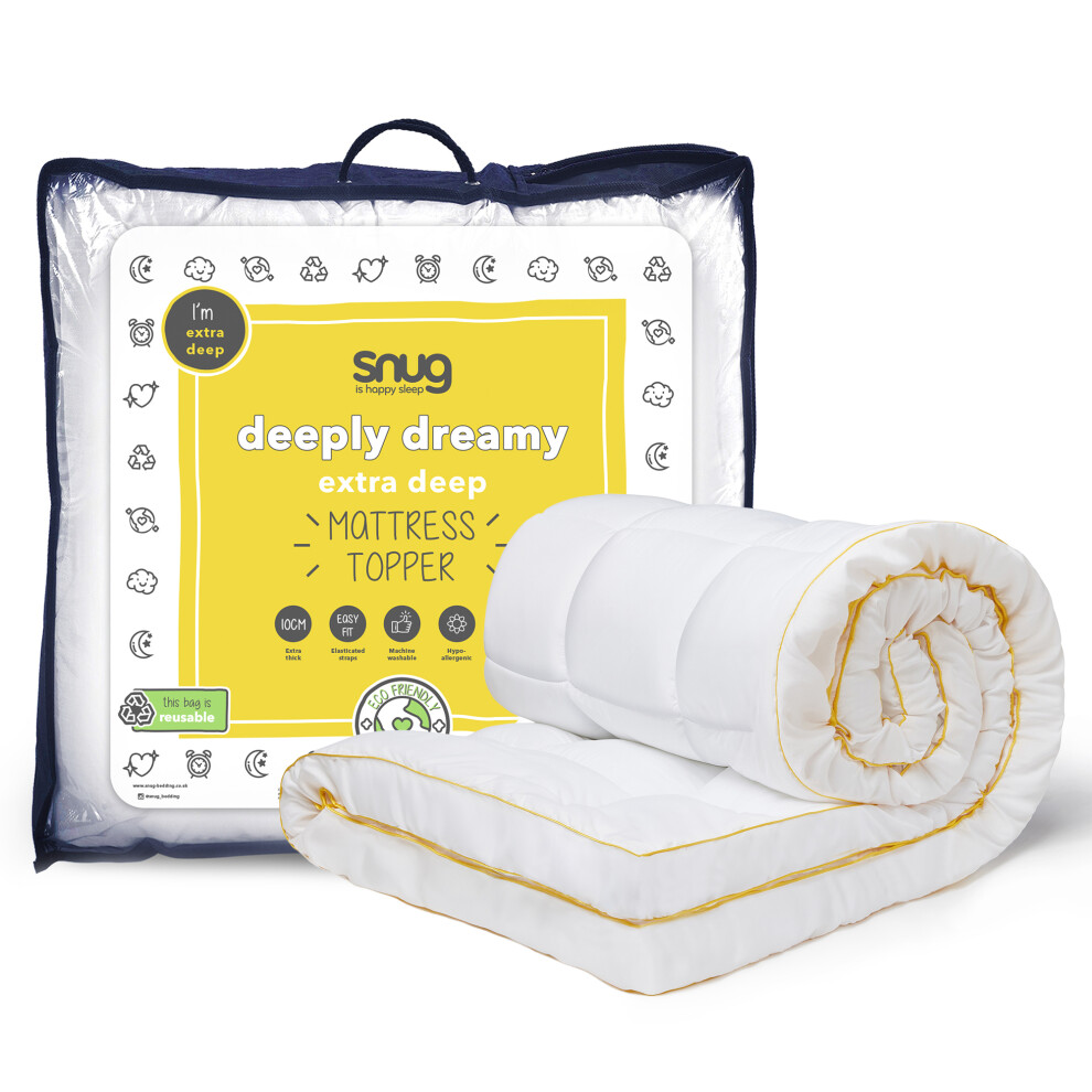 (King) Snug Deeply Dreamy Mattress Topper 10cm Thick