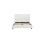 Birlea King Size Bed Frame White Boucle Birlea Lucas Fabric 5FT 150cm 5
