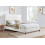 Birlea King Size Bed Frame White Boucle Birlea Lucas Fabric 5FT 150cm 6