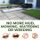 (1m, 7m) 40mm Artificial Grass- Realistic Looking Lawn Turf 10