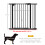 PawHut PawHut Adjustable Safety Gate w/ 1 Extensions and Four Adjustable Screws, Black 2