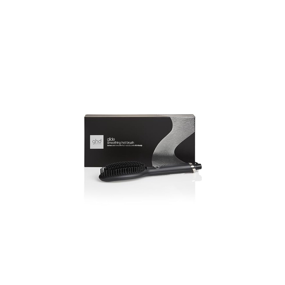 ghd Glide Hot Brush Smoothing Brush with Ceramic Heating Technology and Ioniser, EU Plug