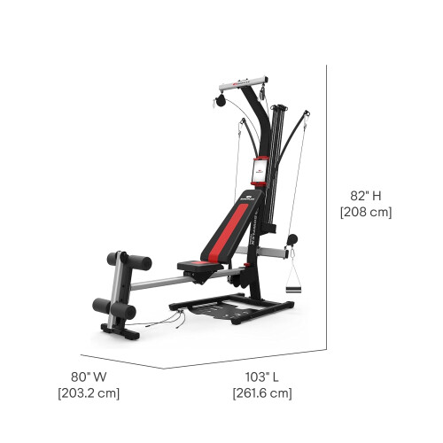 Bowflex PR1000 Home Gym, Black/Grey/Red 2