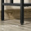Homcom HOMCOM Industrial Console Table w/ Storage Shelf Black Metal Frame Grey 6