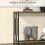 Homcom HOMCOM Industrial Console Table w/ Storage Shelf Black Metal Frame Grey 5