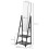 Homcom HOMCOM Movable Full Length Mirror Adjustable Full Body Mirror with 2 Shelves 2