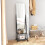 Homcom HOMCOM Movable Full Length Mirror Adjustable Full Body Mirror with 2 Shelves 7