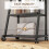Homcom HOMCOM Movable Full Length Mirror Adjustable Full Body Mirror with 2 Shelves 5