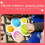 Απλό Dimple Baby Sensory Toy σιλικόνης Flipping Board Brain Teasers Εκπαιδευτικό 2