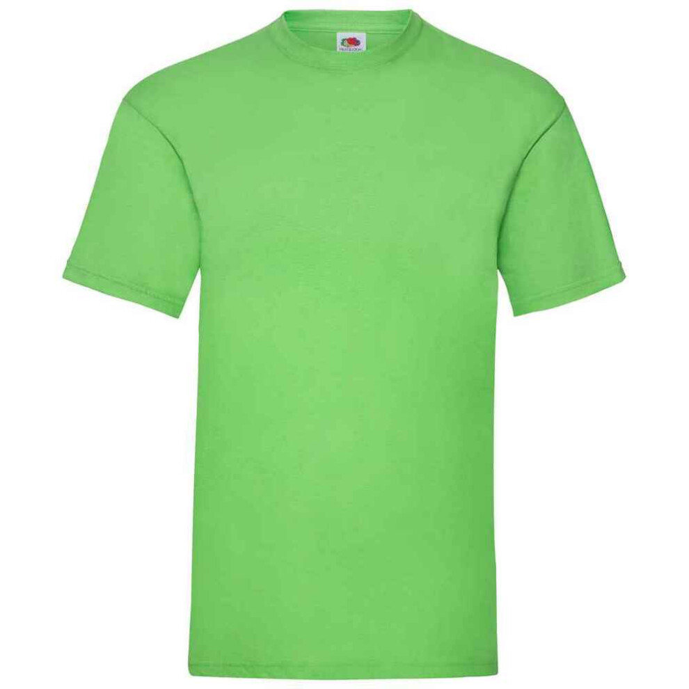 (M, Lime) Fruit Of The Loom Mens Valueweight T-Shirt