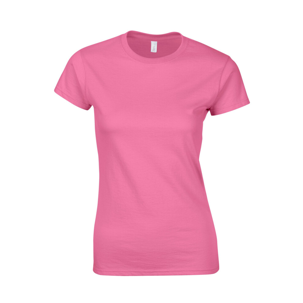 (S, Azalea) Gildan Womens/Ladies Softstyle Ringspun Cotton T-Shirt