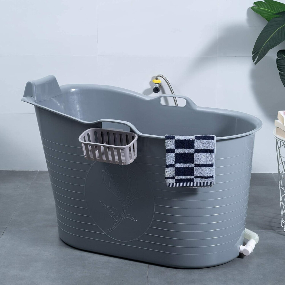 Fimous Bathtub for Adults, Soaking Bathtub for Hot Bath and Ice Bath