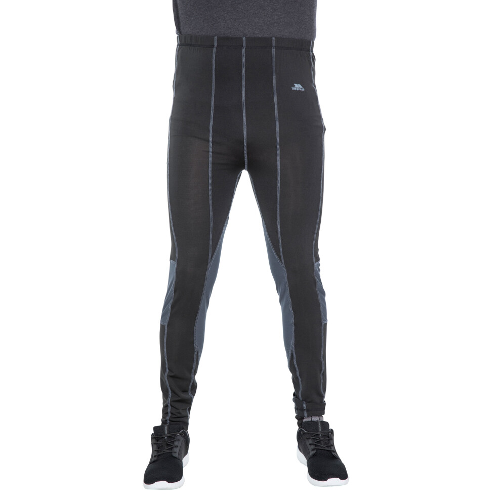 (XXL, Black  X) Trespass Mens Base Layer Pants Tactic