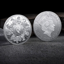 (Silver) Commemorative Coins UK Queen, Coin Collection Supplies,Queen Elizabeth II Badge, In Memory Of The Queen Of England