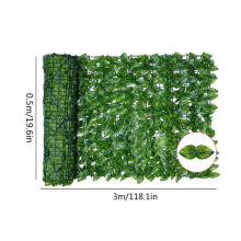 (0.5x3M B) Artificial Leaf Privacy Fence Roll Wall Landscaping Fence Privacy Fence Screen Outdoor Garden Backyard Balcony Fence Privacy