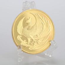 Phoenix Gold Coin Chinese Traditional Culture Phoenix Nirvana Commemorative Coin Gold-Plated Bird Scale Family Wishing Phoenix Coin