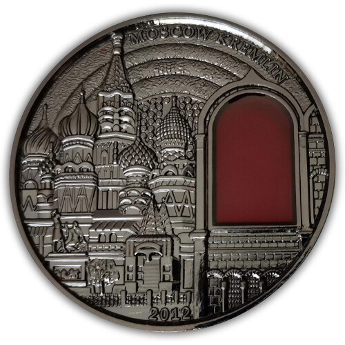 Moscow Kremlin 3D 55mm Russian Commemorative&Collectable Coin 2