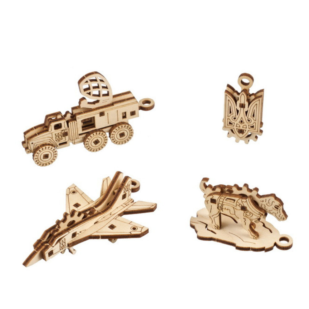 UGEARS 70197 U-Fidgets Bravery Wooden Model Kit-image-OPC-PDYTZDZ-NEW