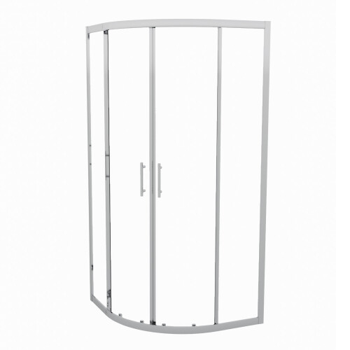 Saturn Quadrant 900 Shower Corner Cubicle Enclosure Chrome 2