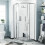 Saturn Quadrant 900 Shower Corner Cubicle Enclosure Chrome 2