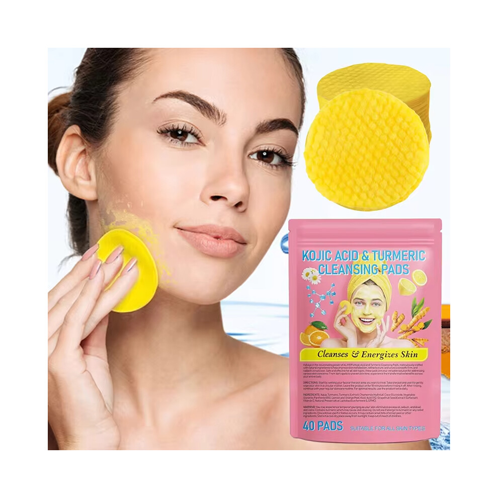 Turmeric Kojic Acid Exfoliating Cleansing Pads 40pcs  ï»¿