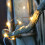 (Warm light, 31 metres 300 lamps) Solar Powered Fairy String Rope LED Lights Waterproof Decor Party Garden 3