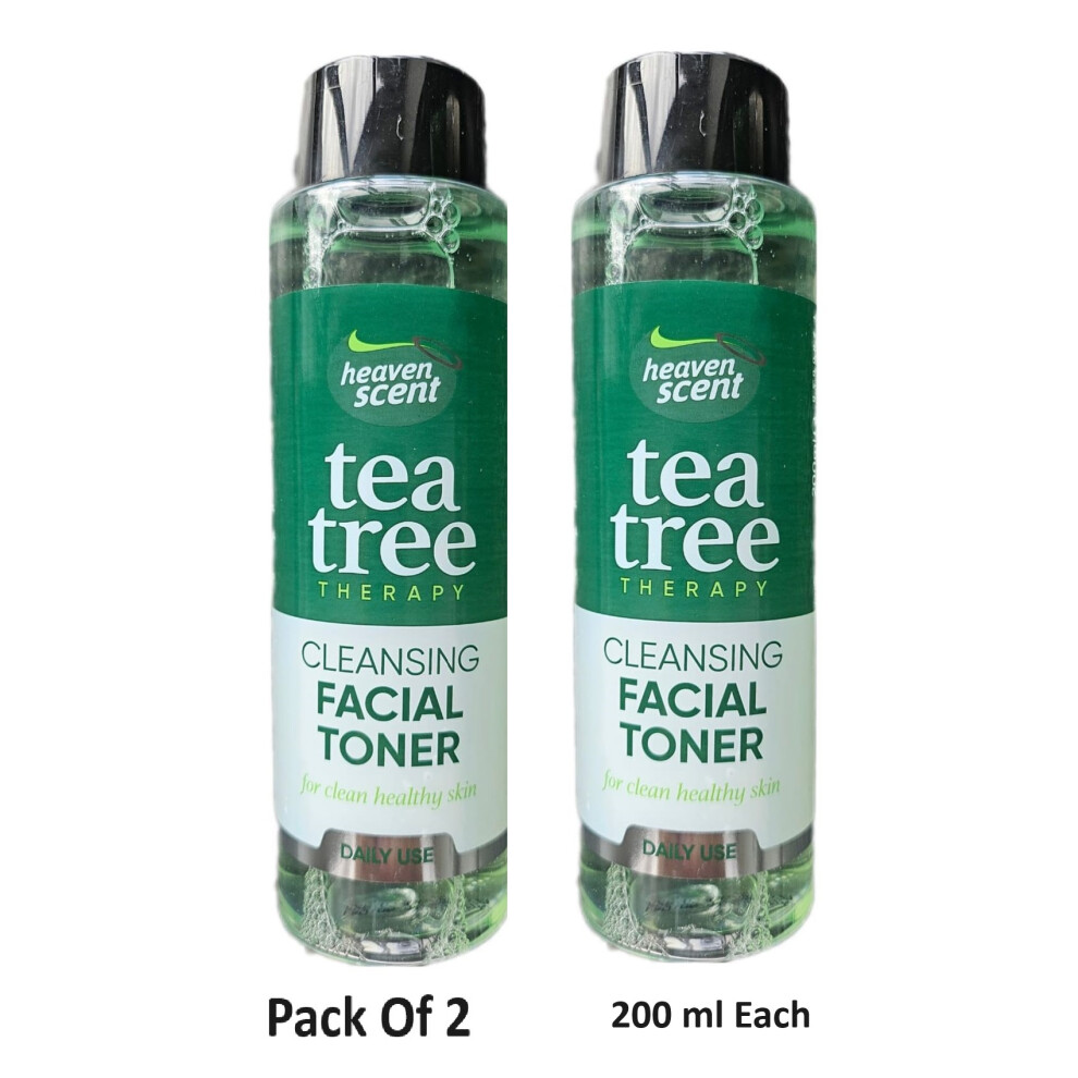 Heaven Scent 2 X Tea Tree Therapy Cleansing Facial Toner 200 Ml