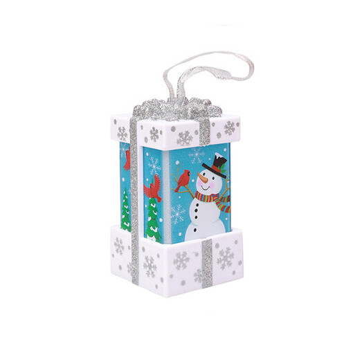 (Snowman) Christmas Lantern Christmas Tree Light Glowing