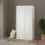 Brande Wardrobe with 2 Frame Doors in White 9