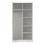 Brande Wardrobe with 2 Frame Doors in White 8