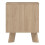 Ikast Nightstand 1 Drawer in Jackson Hickory and White 5