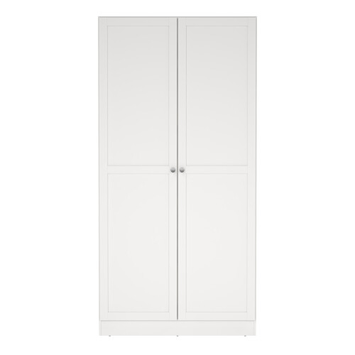 Brande Wardrobe with 2 Frame Doors in White 2