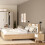 Ikast Nightstand 1 Drawer in Jackson Hickory and White 9