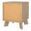 Ikast Nightstand 1 Drawer in Jackson Hickory and White 6