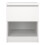 Naia Bedside 1 Drawer 1 Shelf in White 3