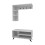 (White) Cassia Hallway Coat Rack Hat Rack Shoe Storage 1