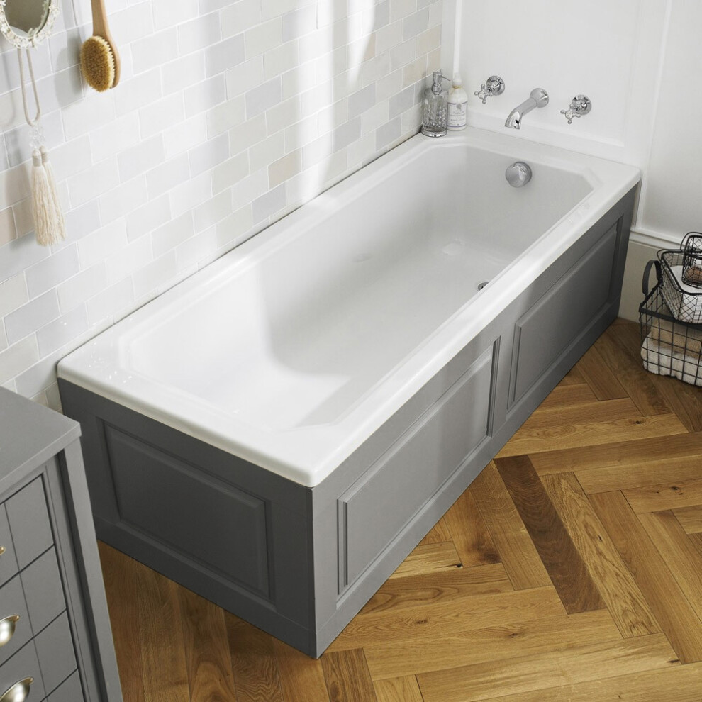 Chiltern Light Grey Traditional 800mm Bath End Panel + Plinth