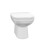 NES Home Back to Wall White Ceramic Toilet Pan with Soft Closed Seat 2