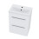 NES Home Nes Home 600mm Floorstanding 2 Drawer Vanity Basin Unit White 6
