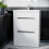 NES Home Nes Home 600mm Floorstanding 2 Drawer Vanity Basin Unit White 2