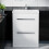 NES Home Nes Home 600mm Floorstanding 2 Drawer Vanity Basin Unit White 3