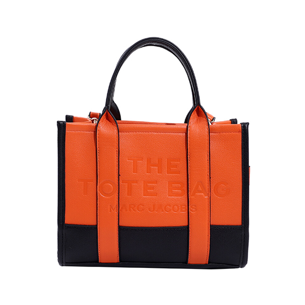 (Orange) KARUNEL PU Leather Handbags for Women Top-handle Totes Bag Crossbody Shoulder Purse with Adjustable Strap