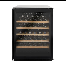 Willow 142L Black Under Counter Wine Cooler, For 52 Bottles, 4* Rating