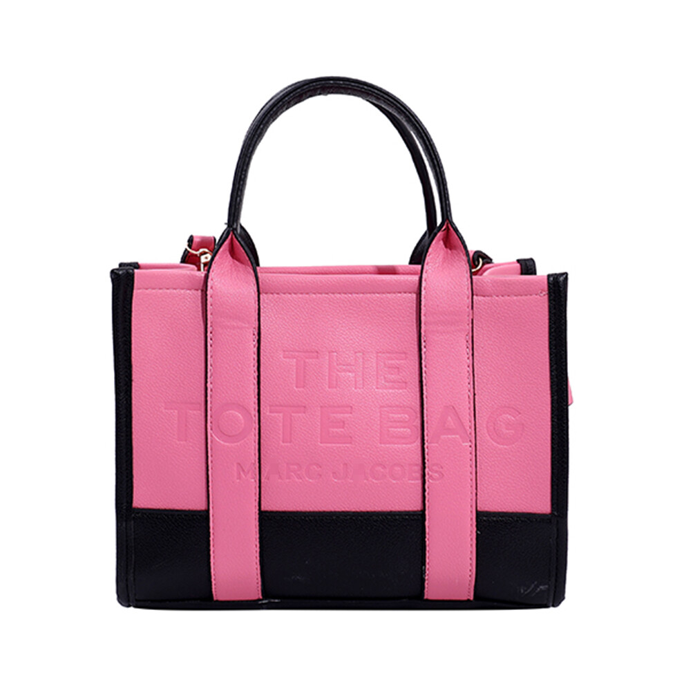 Karunel (Pink) Pu Leather Handbags For Women Top-Handle Totes Bag Crossbody Shoulder Purse With Adjustable Strap