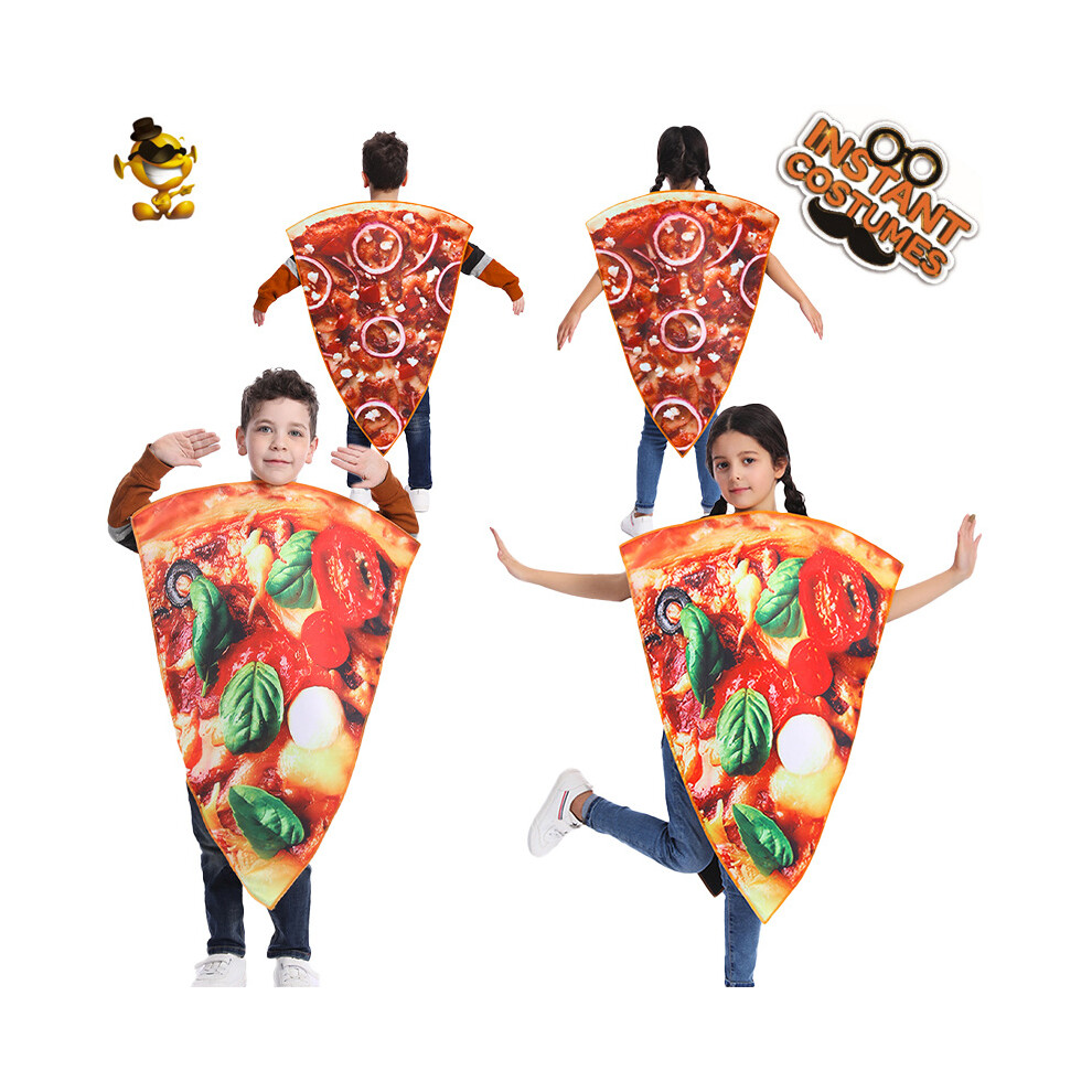 (One size fits all) Children's Spoof Gourmet Pizza Costume Party Funny Pizza One-piece Cosplay Costume