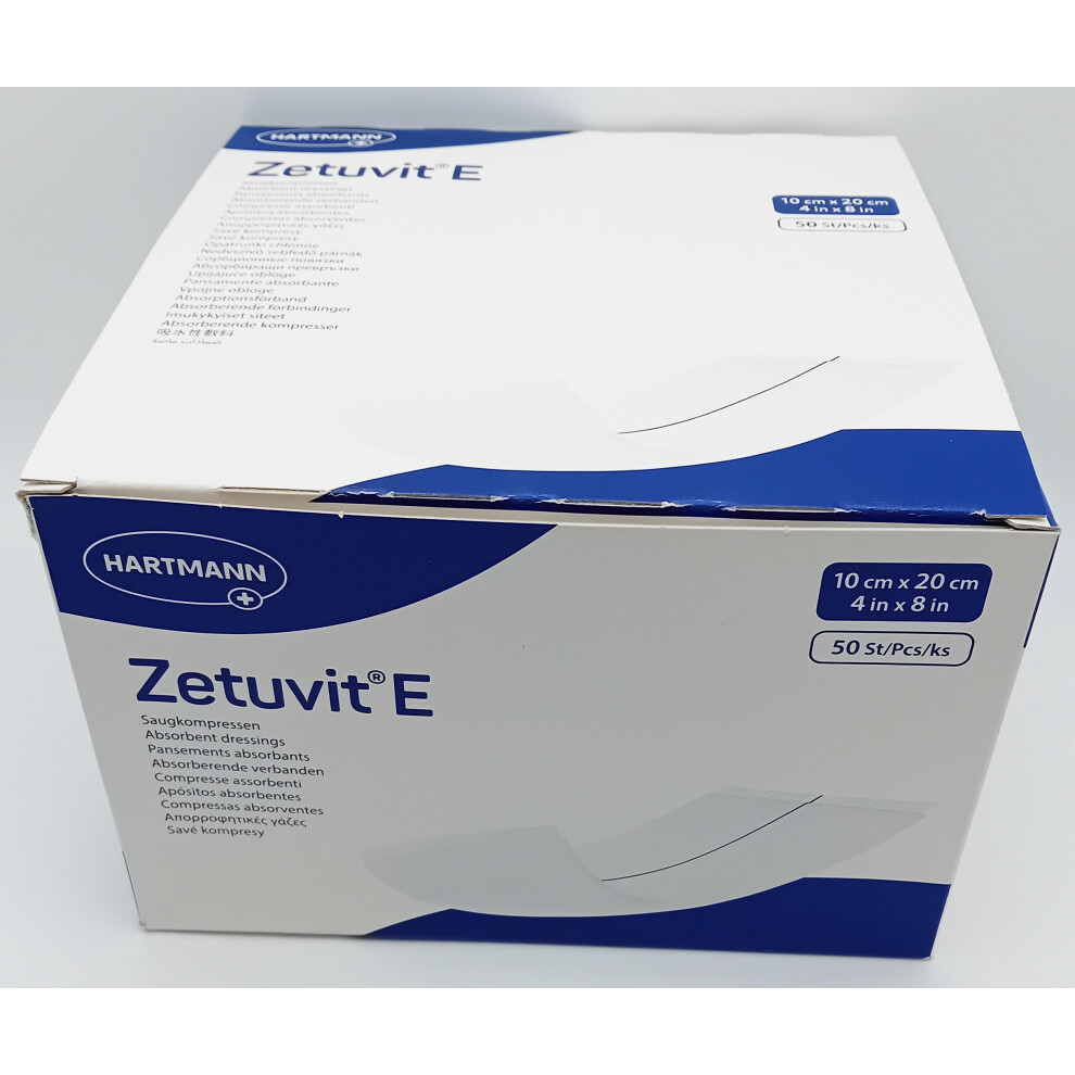 Hartmann Zetuvit E Non Sterile 10Cm X 20Cm Box Of 50 - Ref: 413861