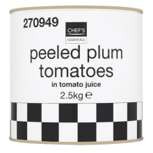Chef's Essentials Peeled Plum Tomatoes in Tomato Juice 2.5kg