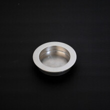 (70mm, Polished Stainless Steel) Circular Flush Pull Satin/Polished Stainless Steel