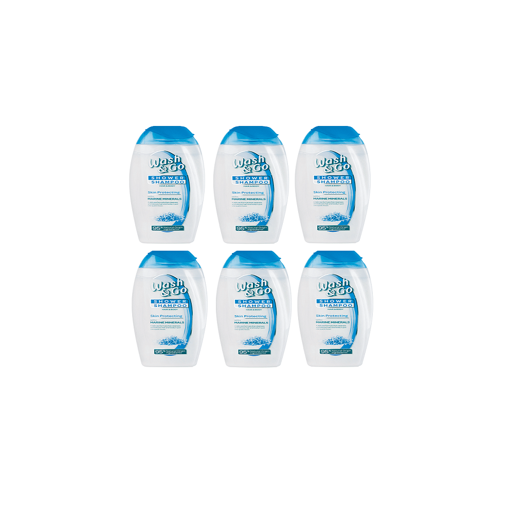 Wash & Go Wash and Go ShowerShampoo wMarine Minerals 250ml Pack of - Image 5