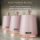 Tower Tower Cavaletto Pink Kettle Toaster & Kitchen Storage Matching Set 11